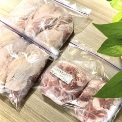 ポトス・エンジョイ(観葉植物)を使ったクチコミ「お買い物day
鶏もも肉2kg
豚切り落…」(1枚目)