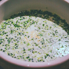おうちごはん/スープ/簡単スープ/スープレシピ/低温調理/真空低温調理/... 低温調理で作る「ブロッコリーとカシューナ…(1枚目)
