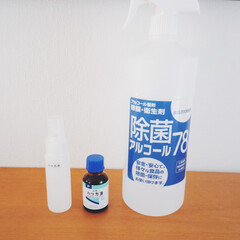 ハッカ油　20mL（滴下式） | 健栄製薬(アロマグッズ)を使ったクチコミ「アルコール、ハッカ油、水の３つを混ぜたス…」(2枚目)