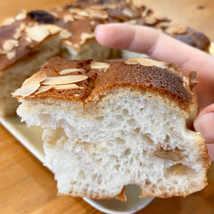 パン/手づくりパン/焼き立てパン/フォカッチャ/ホーロー/料理男子/... 毎週末の朝ごはんに、小学生の息子がパンを…(3枚目)