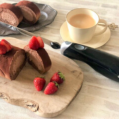 クイジナート/cuisinart/クイジナートのある生活/クイジナートLOVE/クイジナート電動ナイフ/おうちカフェ/... \ロールケーキのカットも思うまま🍰✨/…
