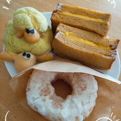 可愛い/美味しい/パン/甘い/台湾ドーナツ 美味し〜💓╰(*´︶`*)╯
カメの親子…(1枚目)
