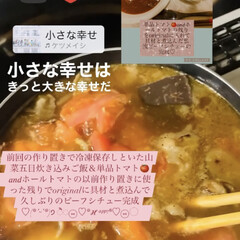 キッチン 前回の作り置きで冷凍保存しといた山菜五目…