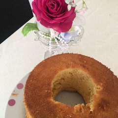 フード/ハンドメイド ケーキを渡したお礼に綺麗なお花の
造花を…(1枚目)