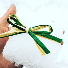 ラッピング/リボン/雪/大雪/福井/越前市/... 福井県産の雪1円で売ります、、笑
雪見…