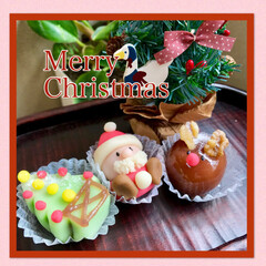 クリスマス/和菓子 クリスマスの和菓子。
本日売り切れ♫(1枚目)