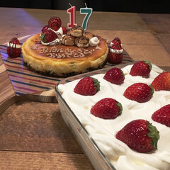 トライフル/いちご/息子/誕生日ケーキ/birthdayケーキ/手作り/... 3人息子のbirthday🎂cakeは
…