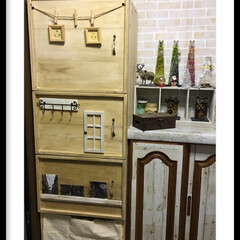 玄関収納/下駄箱/灯油缶隠し/1×4/DIY/100均/... 先週から ちょこちょこと 作って
今日も…