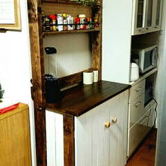 キッチンカウンター/キッチン 娘のアパートのキッチンが狭いため台所仕事…(1枚目)