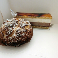 L’ESSENTÌELLE/播磨坂/シューアラクレーム/サンマルク/ケーキ屋さん/おうちごはん お散歩ついでに気分を上げるために、ケーキ…