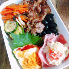 冷がけそば/夜ごはんはあっさり/スタミナつけて/がっつり弁当/のっけ弁当/ランチボックス/... 可愛くもない🤭
キラキラ✨してない🤭
茶…