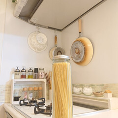 WECK チューリップ シェイプ 370ml WE-746 WE-746 ウェック | ウェック(ガラス瓶、キャニスター)を使ったクチコミ「我が家のパスタケースはナチュラルキッチン…」