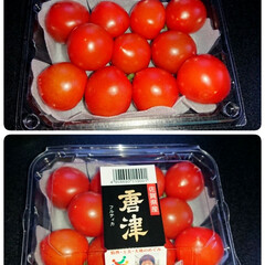 トマト/フード スーパーで、
お初のトマトを見つけると
…(1枚目)