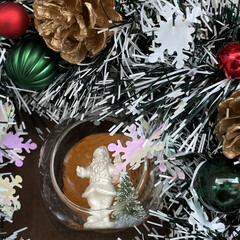 Seria/手作り/クリスマス/おうち時間/メリークリスマス/我が家のクリスマス2021/... おはようございます🎶
昨日大急ぎでクリス…(3枚目)