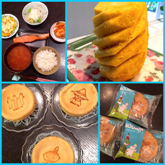 HONEYGLOW PINEAPPLE/コストコ/もちっとチーズ/MOOMIN/ファミマスイーツ/ファミマ限定/... おやつはコンビニスイーツ♡
MOOMIN…