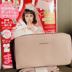 ピンク/ポシェット/ジルスチュアート/本/コンビニ/ゼクシィ/... ブログで上原さくらさんが買ってるのを見て…