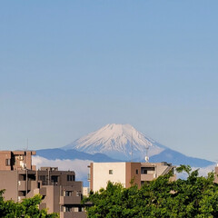 空/風景/富士山 🌺🍹🐊🍉🌴🌺🌴٩(*´︶`*)۶おはよ〜…(1枚目)