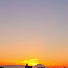 夕やけ/空/富士山🗻/いい天気☀ 🌈🌺🐢💃🌴こんばんは(*^▽^*)ノです…(2枚目)