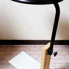 廃材/サイドテーブル/手作り/DIY/ひらた家具店 店長の自室にあるサイドテーブル。

これ…(2枚目)