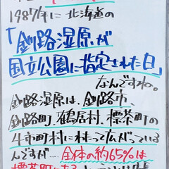 今日は何の日/釧路湿原/A型看板/ホワイトボード/ひらた家具店/平田家具店 おはようございます！
本日のホワイトボー…(1枚目)