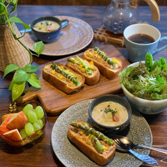 オールドパイレックス/LIMIAごはんクラブ/おウチごはん/朝食/朝ごパン/LIMIAな暮らし/... 🍴ツナオーブンサンド
🍴グリーンサラダ
…