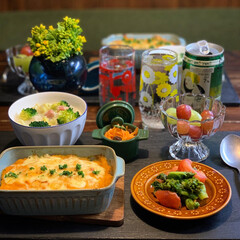 キャロットラペ/アッシュパルマンティエ/夕飯/晩御飯/家庭料理/おウチごはん
2021.2.18 木曜日
今日の晩御…