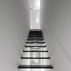 建築/住まい/階段/建築家と作る家/建築家と作った家/OUCHI-25/... 2階リビングへの階段(1枚目)