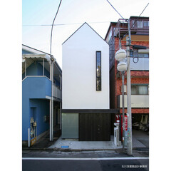 建築/住まい/建築デザイン/注文住宅/シンプル住宅 TOKYO巾3ｍの家　(1枚目)
