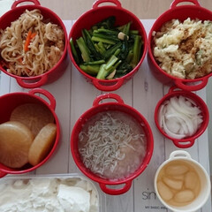 作り置きおかず/LIMIAごはんクラブ/フォロー大歓迎/わたしのごはん/おうちごはんクラブ/フード 今週の作りおきです(*´∀`)
切り干し…