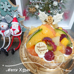 イブ/ケーキ/フルーツ/クリスマスケーキ/クリスマス/ハル *&quot;.`:*☆ Merry Christ…(1枚目)