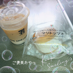 セブン/スイーツ/カフェラテ/ワクチン接種/朝ご飯/ハル/... おはようございます☀︎*.。
セブンのス…