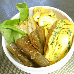 卵焼き/おかす/お弁当/鰹節/葱 いつものお弁当の卵焼き fumi4725…(2枚目)