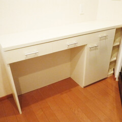キッチン収納棚/ごみ箱/お片付け キッチンの収納棚を製作しました。
調味料…(1枚目)