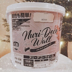 水性塗料 しっくい風 塗料 Nuri-Deco-Wall ヌリ・デコ・ウォール ホワイト 5L 塗装 ペンキ アサヒペン 漆喰 手で塗る | アサヒペン(ペンキ、塗料)を使ったクチコミ「アサヒペンさんの
Nuri-Deco-W…」(2枚目)