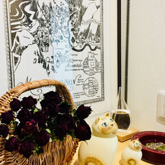 アンティーク灰皿の/ドライフラワー/ムーミン地図/リサラーソン/薔薇より美しい🌹 おはようございます☀
五月晴れの空 気…