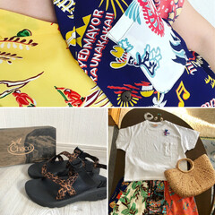 夏フェスに 備えて/レオパード柄サンダル/夏だから 白Tシャツ/ハワイアン柄スカート/アロハ/AURA/... 5月20日
今日は、娘の誕生日🎂
プレゼ…