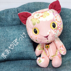 文房具/ぬいぐるみ/ぬい撮り/猫/ねこ/ネコ/... ʕ•ٹ•ʔ 第38号もminneに出品し…