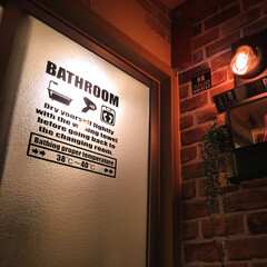 SWARO109/セリア/照明器具 古く昭和の匂いプンプンの
風呂場と洗面所…(1枚目)