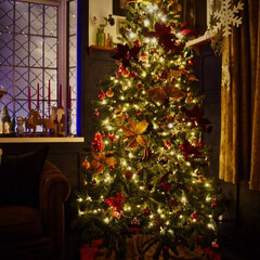 クリスマス/クリスマスツリー/デコレーション/飾り付け/クリスマス2019 先に投稿したクリスマスツリーの反対側にあ…(1枚目)