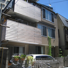 木造3階/木の家/自然素材/漆喰/和紙/狭小住宅/... 東京都杉並区桜上水の密集地、28坪の狭小…