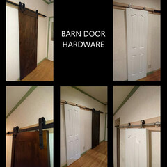 BARN/BARN　DOOR/バーンドア/バンドア/鉄の枠/引戸レール/... BARN　DOOR（バーンドア）の施工事…(1枚目)