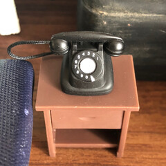 黒電話/昭和レトロ/雑貨 昭和レトロな黒電話なので、モノで撮影📸 …(2枚目)