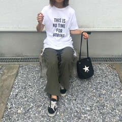コーデ/主婦/プチプラ/スニーカー/ZARA/男の子ママ/... 🌻 夏のファッションアイテム2018 コ…