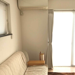カーテン/レースカーテン/ミラーカーテン/採光ブラインド/夜も見えない/サンプル/... 「サンプル取り寄せから約5年半、迷いに迷…