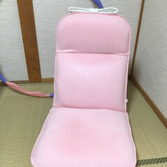 座椅子/パステルピンク/畳の部屋/和室/実家暮らし/自分専用/... 自分の部屋ではない(自分の部屋は洋室)畳…