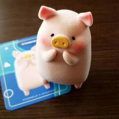 toyzeroplus/トレトイ/tretoy/子豚のlulu/フィギュア収集/フィギュア 香港で大人気の子豚のluluちゃんを買っ…(3枚目)