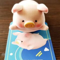 toyzeroplus/トレトイ/tretoy/子豚のlulu/フィギュア収集/フィギュア 香港で大人気の子豚のluluちゃんを買っ…(6枚目)