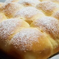 ちぎりパンサンド/ちぎりパン/ホームベーカリー/パン作りました/手作り/ぱん/... 久しぶりにミルクちぎりパンを焼きました(…(2枚目)