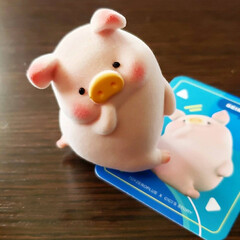 toyzeroplus/トレトイ/tretoy/子豚のlulu/フィギュア収集/フィギュア 香港で大人気の子豚のluluちゃんを買っ…(2枚目)