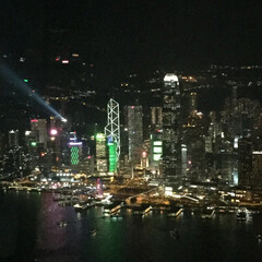香港/夜景/100万ドルの夜景/スカイ100/旅 先月行った香港の夜景です。
世界で7番目…(1枚目)